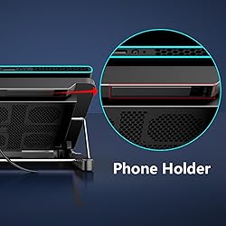 LIANGSTAR Laptop Cooling Pad, Laptop Cooler with 6