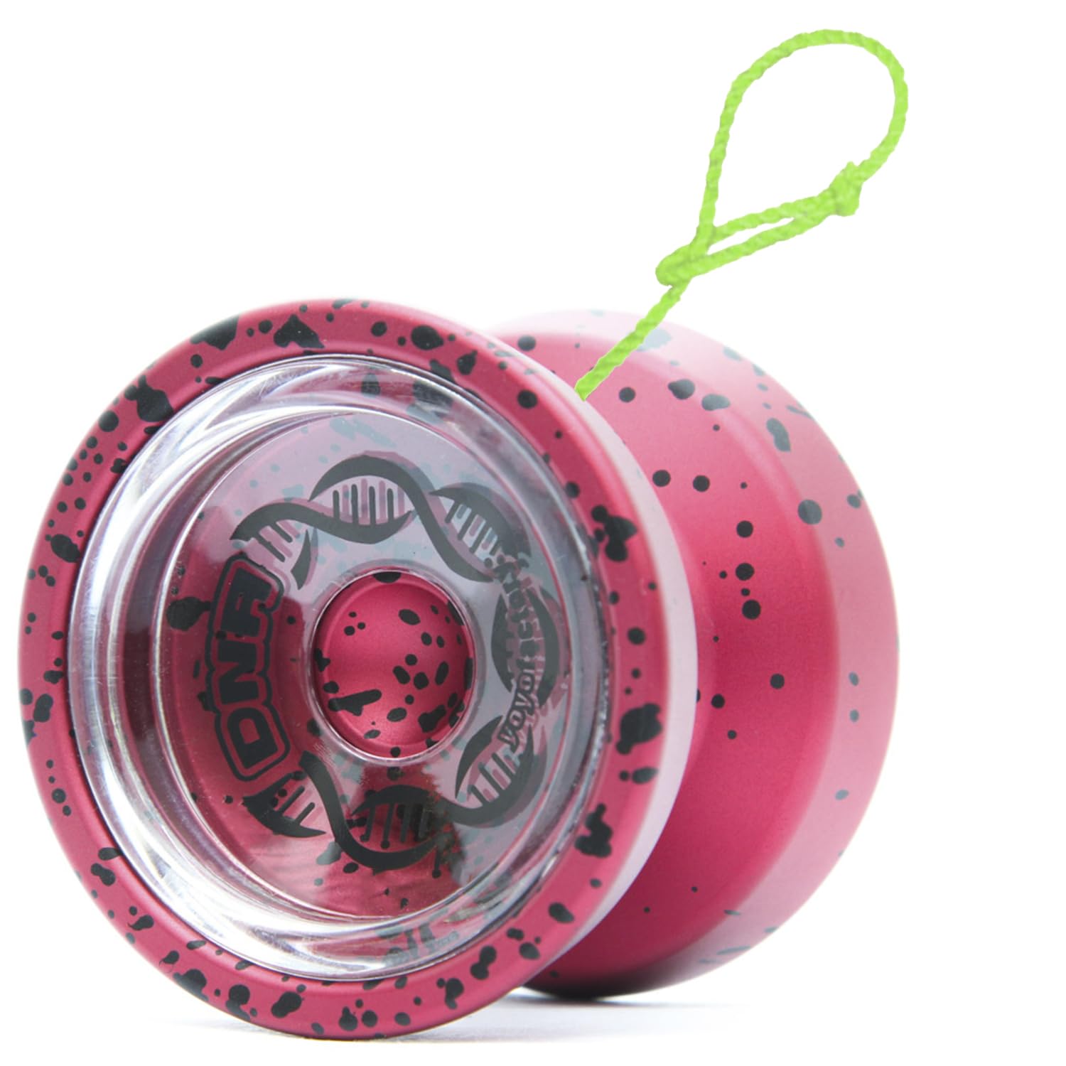 YoYo Factory DNA Metal Yo Yo – Professional YoYo for DNA Magic Yoyo Play | Trick YoYo Style Unresponsive Yo-Yo for Kids, Teens & Adults - Red / Black