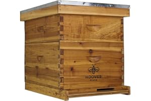 HOOVER HIVES Wax-Coated 10 Frame Beehive - (1) Deep & (1) Medium Unassembled