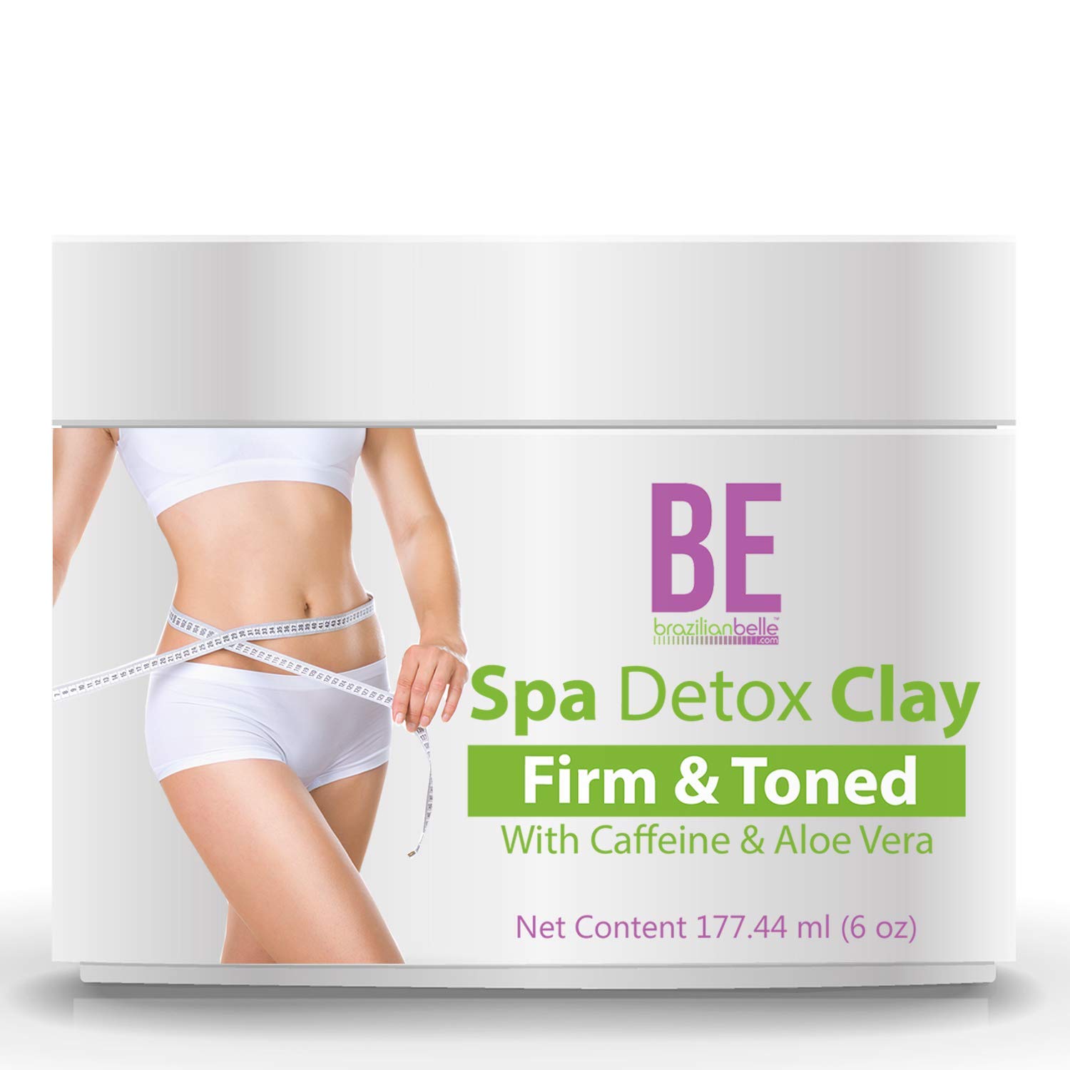 Brazilian Spa Detox Body Clay for Inch Loss Body Wraps, Detox and Cleanse -Rejuvenate and Improves Skin Texture- All Natural Ingredients - 6 oz : Beauty