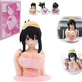 Zenarao Chest Shaking Ornaments, Shake Shake Girl Car Dashboard Decorations, Tide Play Doll Bobbleheads, Kawaii Sexy Action Figurine Beauty, Car Center Console Sculpture