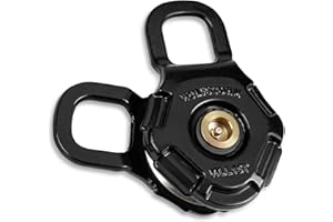 WOLFSTORM 15T/ 33000LB Winch Snatch Block Towing Pulley Blocks-35T/ 77000 LB Maximum Break Strength, Heavy Duty Off-Road Reco
