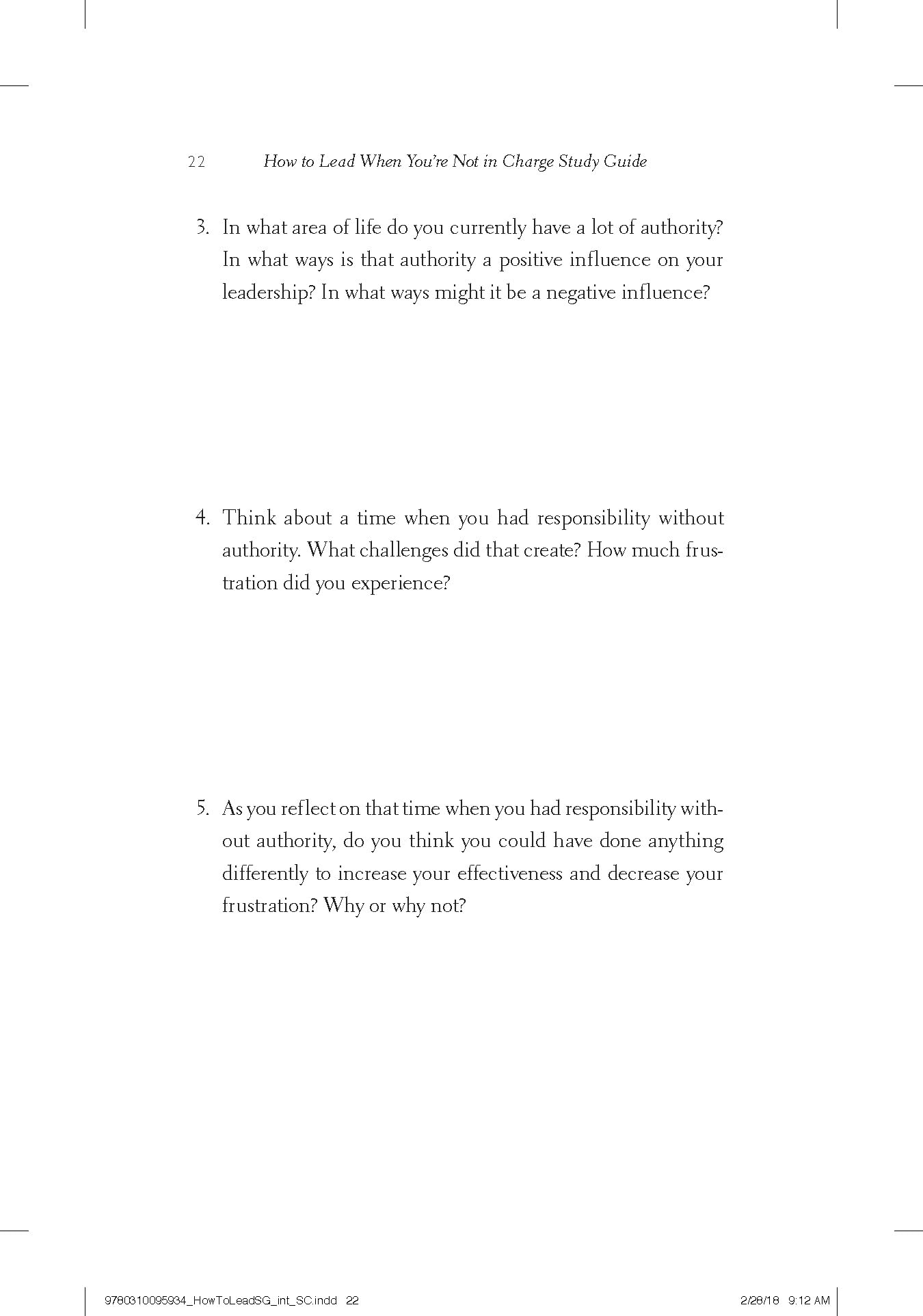 How to Lead When You're Not in Charge Study Guide: Leveraging Influence When You Lack Authority