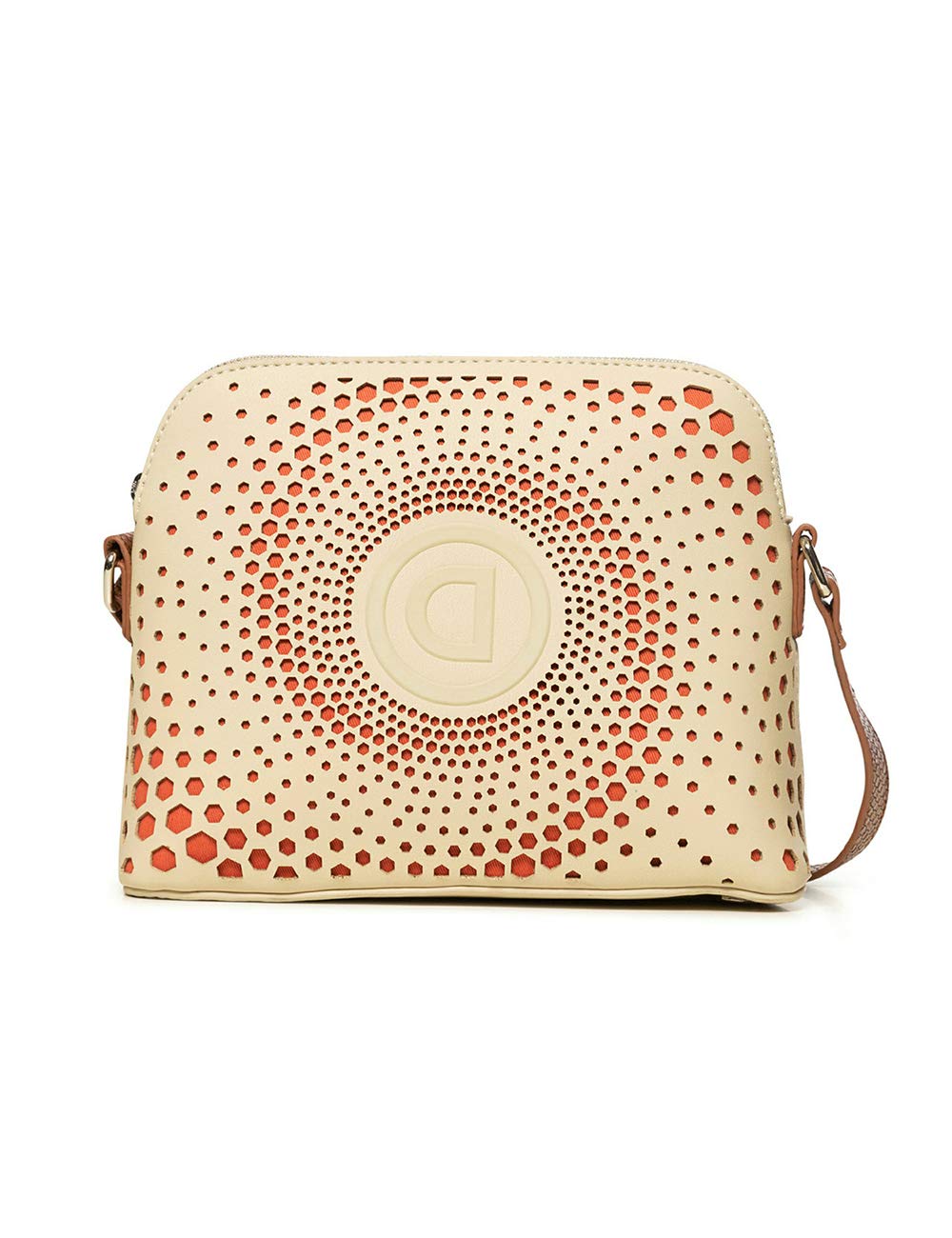 Desigual Women's Accessories Pu Across Body Bag, Blanco, U