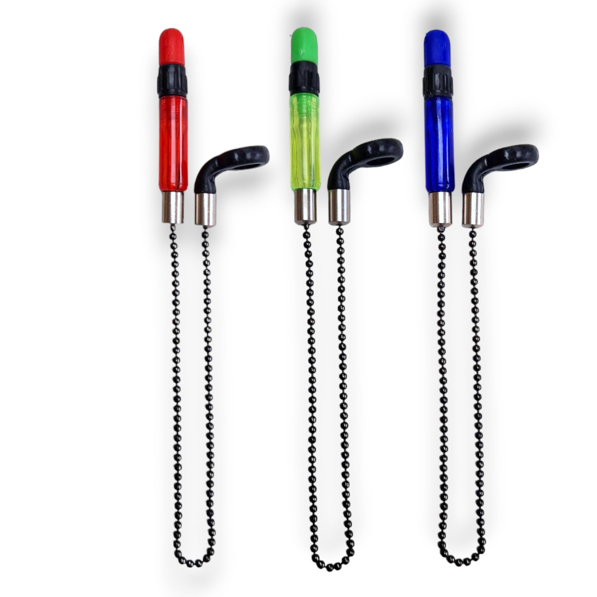 TJR Tackle 3 GTO Bobbins Bite Indicators Carp fishing Tackle for Bite Alarms and bank sticks From (RED,GREEN,BLUE)