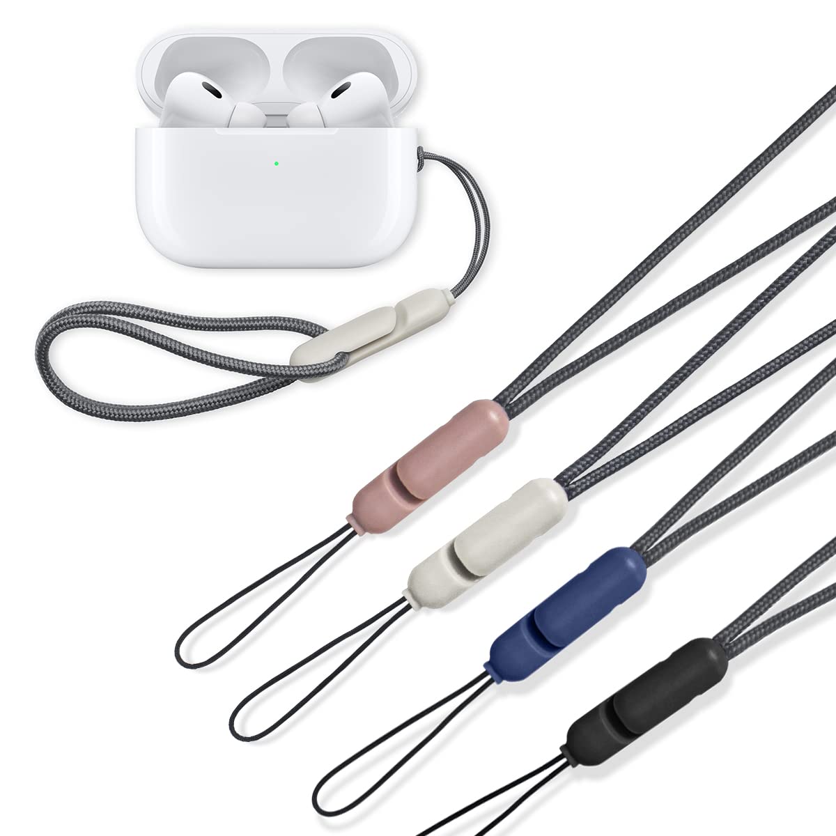 Photo 1 of [4Pack] Lanyard for AirPods Pro 2nd Generation,New Wireless Bluetooth Earbuds Protective Case Anti-Lost Lanyard Compatible with AirPods Pro 2nd (2022)