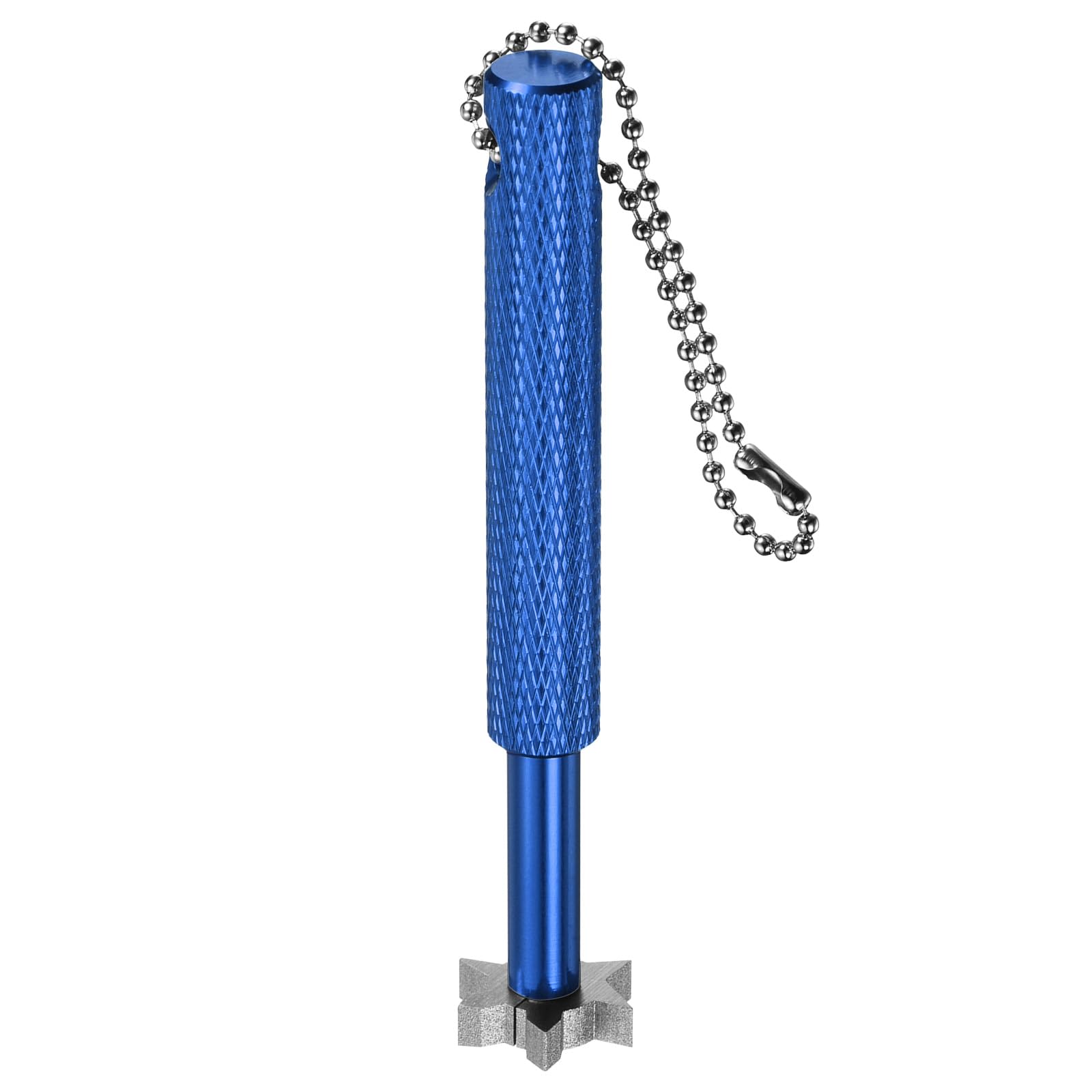 M METERXITY Golf Club Groove Sharpener - U V Type 6 Heads Groove Sharpening Tool, Portable, Apply to Golf Irons (Blue)