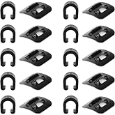JUPSK 10 Packs Bicycle Cable Clips, Bike Cables Buckle Plastic Bike Cable C-clips Bicycle Brake Wire Clip Bike Household Cables Guide Clips Bicycles Lead Frame Buckle