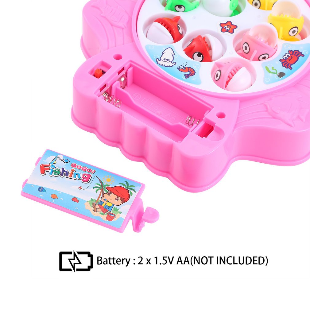 OCDAY Bunte Fische Spielzeug für Kinder, Pink
