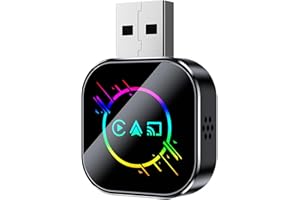 2026 Upgrade 3 in 1 Screen Mirror iOS Phone, Plug-and-Play Smart Car Interconnection Box with Fast 3s Connection, Voice Contr