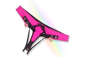 Crysore Heart-Shaped Lock Chastity Panties with Pink Sissy Chastity Cage Anti-Off Chastity Belts in 2 Sizes Adult Sex Toys fo