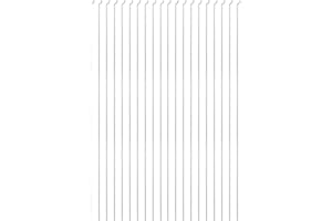 uxcell 1.5mm X 325mm (12.7 Inch) Steel Z Pull/Push Rods Parts for RC Airplane Plane Boat Replacement (Pack Of 20)