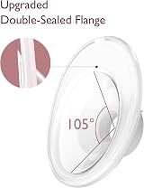 Momcozy 24mm Double-Sealed Flange for M5 Breast Pump Replacement Accessory view 2