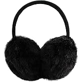 POXIMI Women Winter Earmuffs Girl Ski Adjustable Ear Covers for Cute Bow Ear Warmer Outdoor Earmuff Fleece Lining