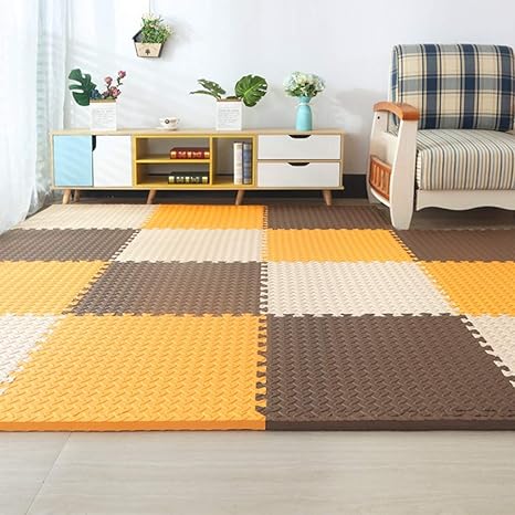 Amazon Co Jp ジョイントマット 大判 おしゃれ 防音断熱 転倒防止 サイドパーツ付き 単色 床暖房対応 カラー 子供部屋 60 60 2 5 4 ペットマット プレイマット キッズ ベビー 柔らかい 遮音 断熱 ベッドルーム 遊びマット フロアマット ホーム キッチン