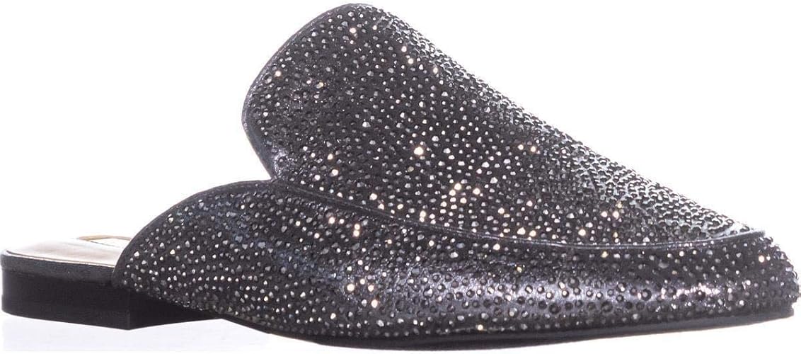 womens white loafer mules