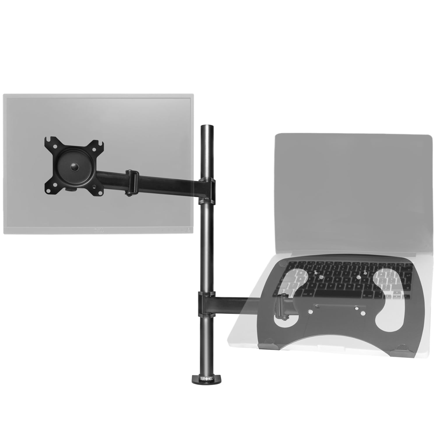 Duronic Desk Mount DM25L1X1 Single Monitor Stand for 13"27" LCD/LED