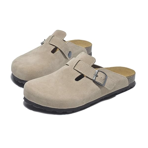 ZANETTA SORIA ORTHOPAEDIC SLIP ON CLOG SANDALS FOR WOMEN – PREMIUM CRAFTSMANSHIP WITH CUSHIONED FOOTBED AND ARCH SUPPORT (SAND, US FOOTWEAR SIZE SYSTEM, ADULT, WOMEN, NUMERIC, WIDE, 7)