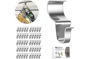 BULL TALE Vinyl siding hooks for hanging outdoor,hanging hooks for siding clips large hooks,s hooks for hanging plants vinyl siding tools,vinyl siding clips for hanging Wreaths,Outdoor Décor,Flags,Signs(10pcs)
