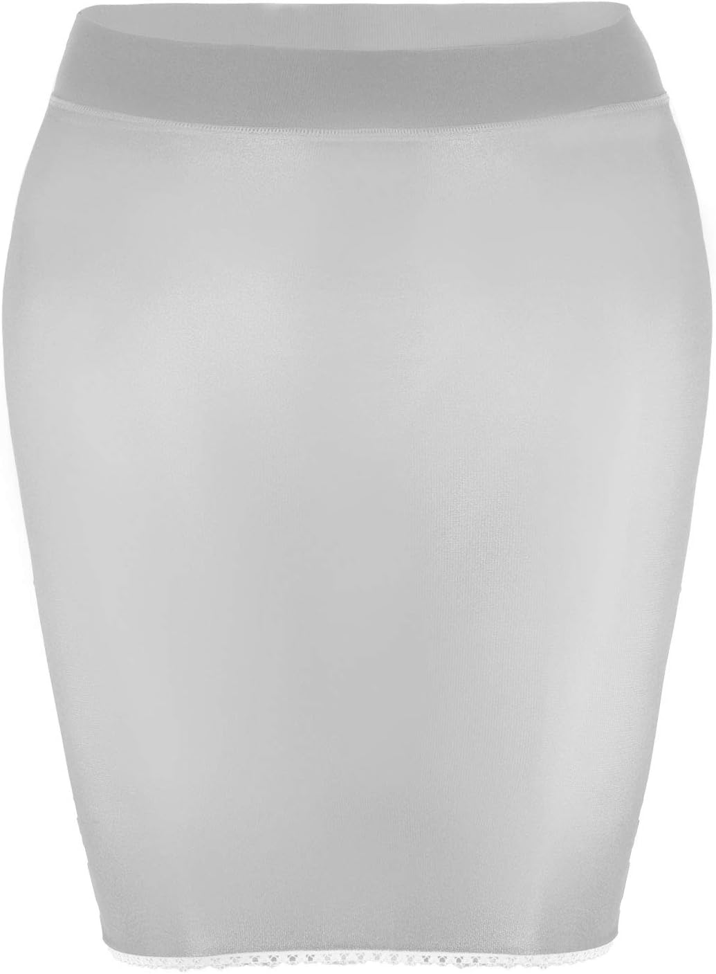 winying Womens Ultra Thin Bodycon Mini Pencil Skirts See Through Sheer Mesh Exotic Tight Dress Rave Clubwear