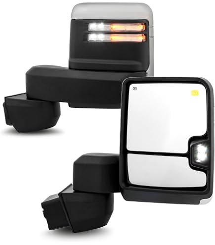 2019-2025 GMC Sierra 1500 Power Folding Small Sport Mirrors