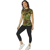Rothco Women’s Camo T-Shirt Longer Length Shirt Causal Womens Tee Shirt Short Sleeve
