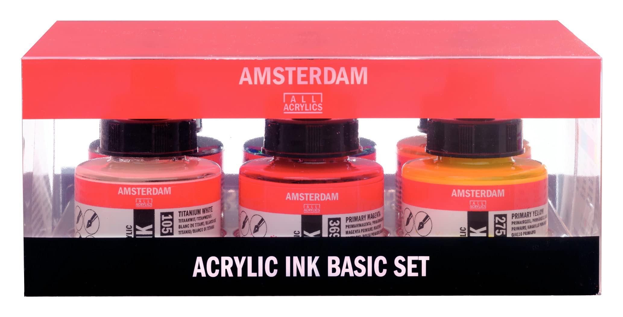 Amsterdam Ink Set Combo, Multicolor, One Size