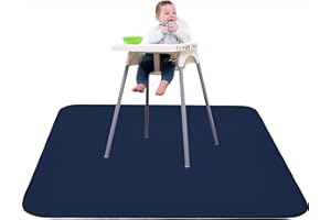 ARIOND 51" Baby Splat Mat for Under High Chair | High Chair Mat for Floor, Splash Mat for Under High Chair, Under High Chair Mat |Toddler Feeding Supplies, Baby Eating Supplies