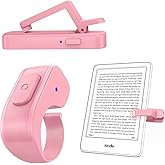 DATAFY [Case-Friendly] Remote Control Page Turner Ring for Kindle Paperwhite Oasis Scribe Kobo eReaders, Camera Camcorder Rem