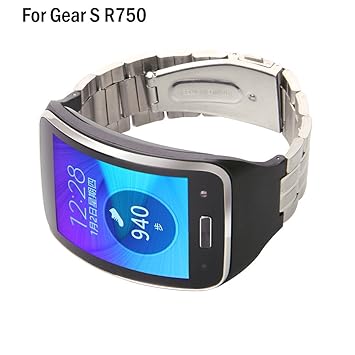 HWHMH 1PC Replacement Stainless Steel Metal Band Wristband Bracelet Strap For Samsung Galaxy Gear S SM-R750 Smart Watch