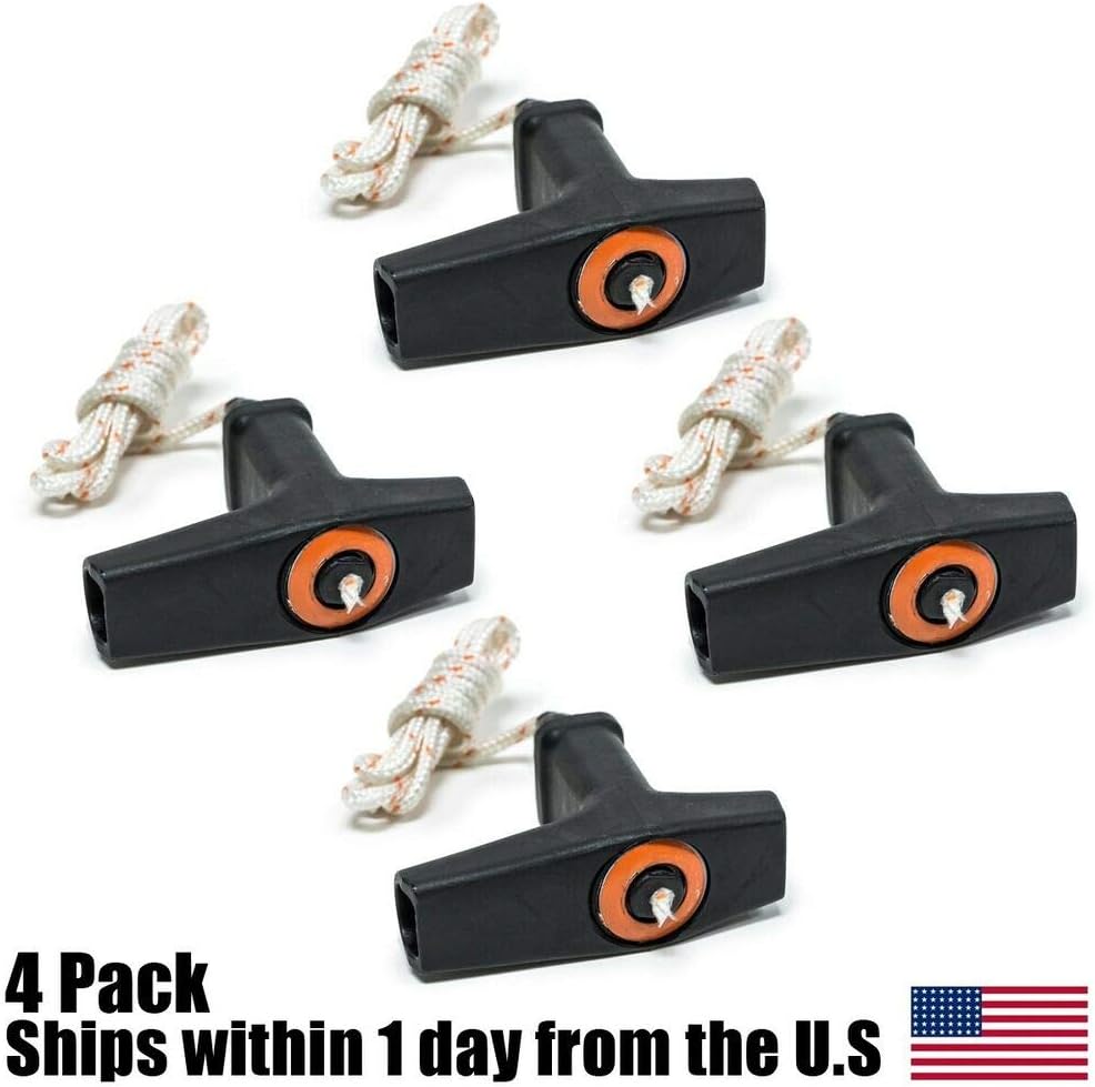 4PK Starter Handle with 3.5mm Rope Compatible With Stihl