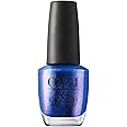 OPI Nail Lacquer Nail Polish | Opaque Dark Blue Purple Shimmer Chip Resistant Nail Polish | Vegan, Fast Drying, Streak Free