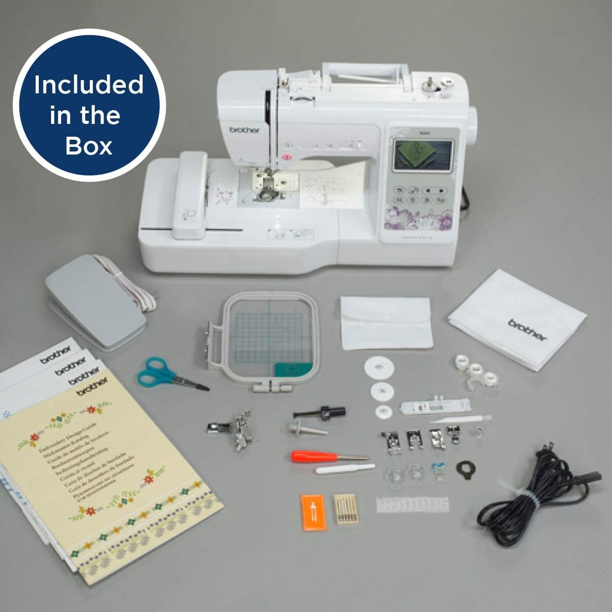 Brother SE600 Sewing and Embroidery Machine, 80 Designs, 103 Built-In Stitches, Computerized, 4