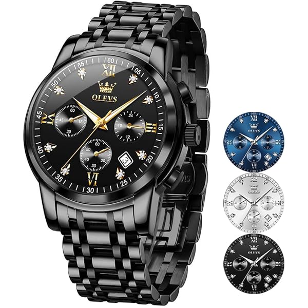 About Vintage 1844 Chronograph Mens Watch, Stainless Steel