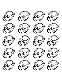 Forma de G Abcgoodefg auricular auricular Micrófono para Kenwood PUXING Baofeng UV-5R UV-82 bf-uv5r tyt Uv-5ra HYT 666S 888S Retevis h-777 Talkabout 2 Radio bidireccional Walkie Talkie