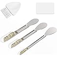 Capsule Filling Machine Kit for Pill Filler - Micro lab Spoons Spatula Tool for Gel Capsules Empty Quickly Fill Tray All Sizes # 000 00 0 1 2 3 4 5