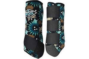 PROFESSIONAL'S CHOICE SPORTS MEDICINE PRODUCTS, INC. rofessional's Choice 2XCOOL Sports Medicine Horse Boots | Protective & Breathable Design for Ultimate Comfort, Durability & Cooling in Active Horses | 2 Pack