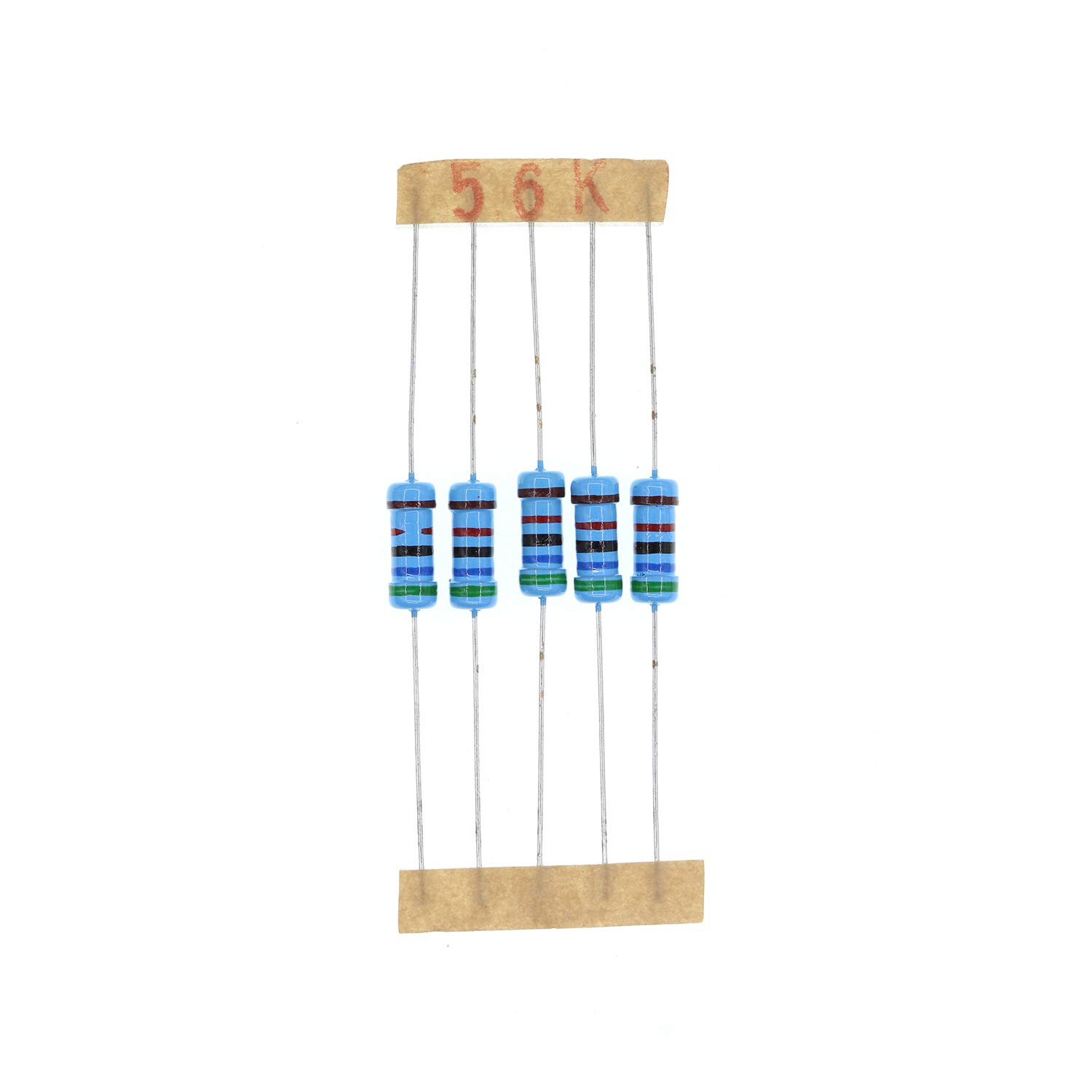 HUABAN 100PCS 1 Watts 1W 62K Ohm 1% Metal Film Resistor