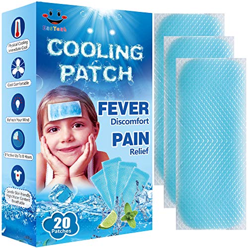 20 Sheets EasYeah Kid Fever Patches for Kids Fever & Pain