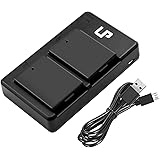 LP-E10 Battery Charger Pack, LP 2-Pack Battery & Dual Slot Charger, Compatible with Canon EOS Rebel T7, T6, T5, T3, T100, 400
