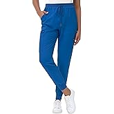 MIVEI High Waisted Jogger Style Scrub Pants Royal