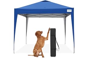 Quictent 10x10 Pop Up Canopy Tent, Instant Setup Gazebo for 1 Person, Portable & Compact, Waterproof & UV Protection, Ideal for Camping, Beach, Parties, and Outdoor Events