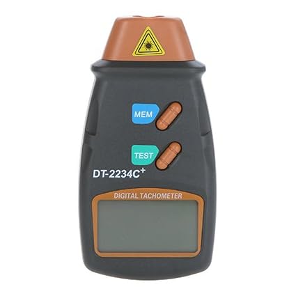 KKmoon Digital Laser Foto Drehzahlmesser Berührungsloser RPM Tach