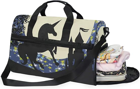 unicorn gym bag