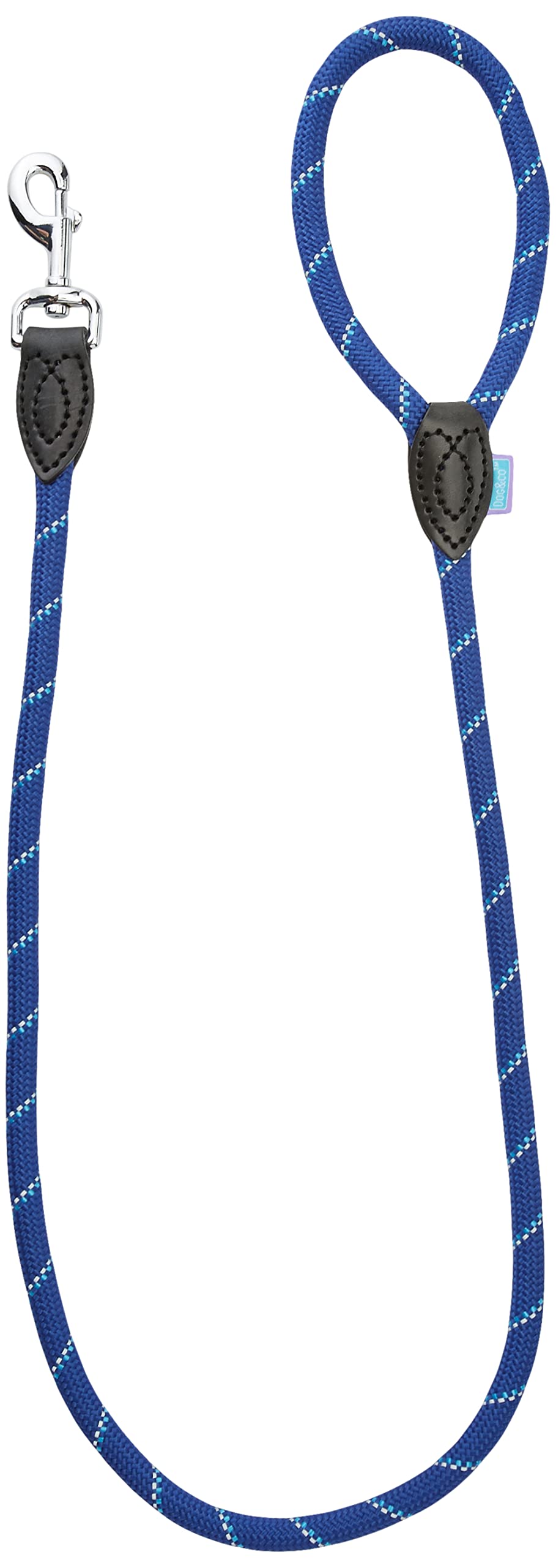 Dog & Co Mountain Rope Trigger Lead Blue Reflective 120cm — image 1