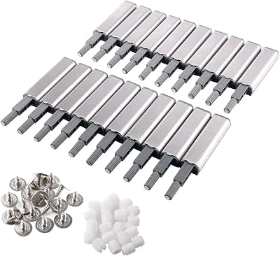 EVERGD 10Pcs Push to Open System Soft Close Damper Cabinet Drawer Hinges