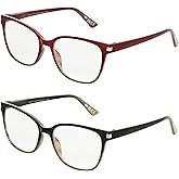 Foster Grant womens Dakota 2-pack Reading Glasses Cat-Eye Reading Glasses