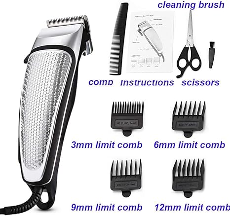 shaving men's hair with clippers