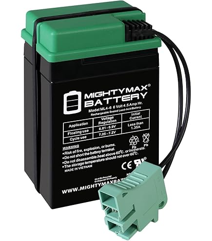 Amazon.com: Mighty Max Battery 6V, 4.5Ah, Replacement Battery