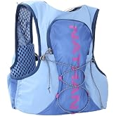 Nathan Vapor Airess 3.0 7 Liter Hydration Vest w/ 2L Bladder, Air Mesh Shoulder Straps, Front Pockets &amp; Back Zipper Pocket, Breathable &amp; Moisture Wicking